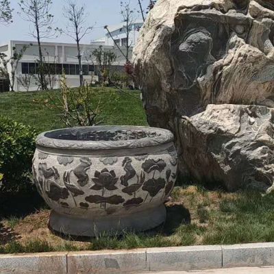 庭院景观石雕鱼缸博鱼网页版