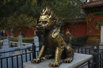 户外景区不锈钢喷金烤漆麒麟博鱼网页版