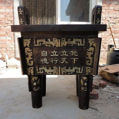 广场户外大型铜雕仿古鼎博鱼网页版
