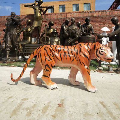 园林户外玻璃钢仿真老虎博鱼网页版