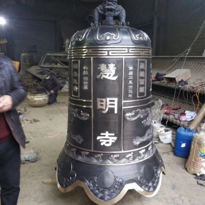 寺庙玻璃钢铸铜祈福祈祷铜钟博鱼网页版
