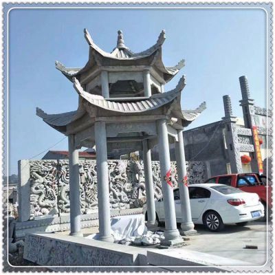 大理石石雕户外园林景观凉亭博鱼网页版