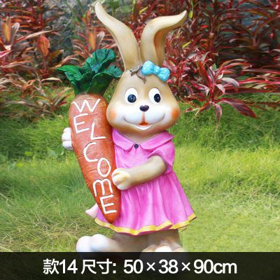 商店门口摆放一只欢迎光临兔子博鱼网页版