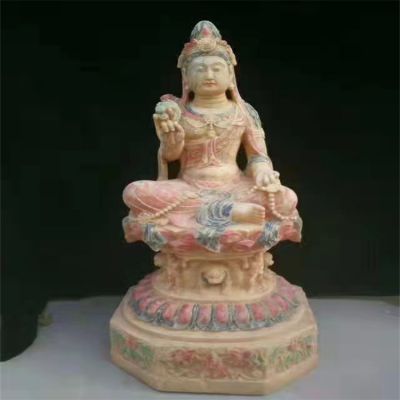 观音博鱼网页版 寺庙景区大理石石雕摆件