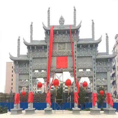 景区户外大型中式门楼牌坊博鱼网页版