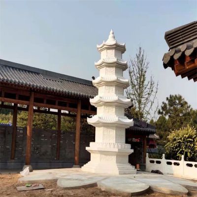 汉白玉优质石材浮雕石塔景点寺庙园林摆件博鱼网页版