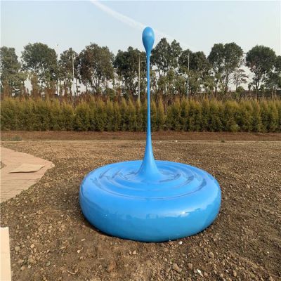 公园绿地玻璃钢水滴造型博鱼网页版