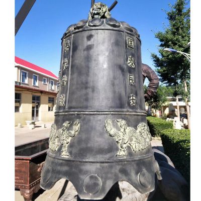 大型铜雕寺庙宗教祈福铜钟博鱼网页版