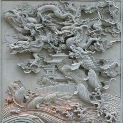 庭院别墅石雕浮雕壁画影壁博鱼网页版摆件