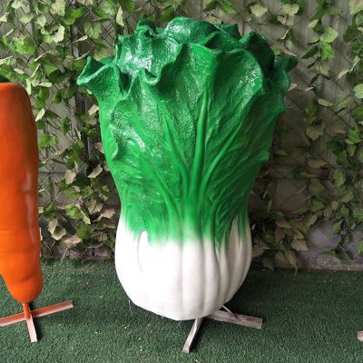 玻璃钢仿真大白菜博鱼网页版摆件