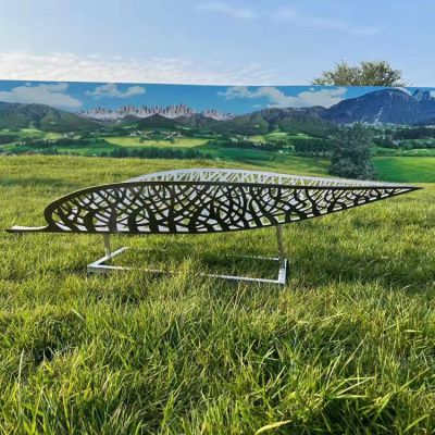 不锈钢船型树叶