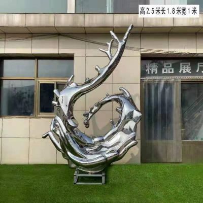 酒店不锈钢户外园林景观海浪浪花博鱼网页版