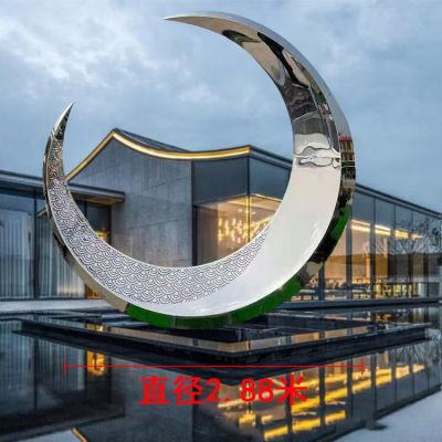 水景户外园林不锈钢月亮博鱼网页版