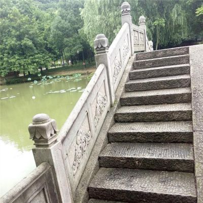 河道寺庙景区大理石石雕栏杆栏板博鱼网页版