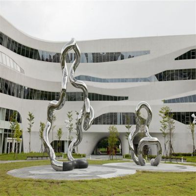 商业广场园林摆放不锈钢抽象艺术造型景观博鱼网页版