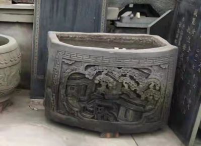 仿古做旧庭院老物件石缸博鱼网页版