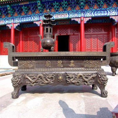 寺庙大型铜雕祈福香炉博鱼网页版