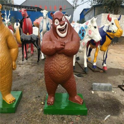 动画片人物玻璃钢熊大博鱼网页版