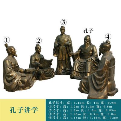  园林景观博鱼网页版定制 形象生动逼真 名人像玻璃钢仿铜人物博鱼网页版 
