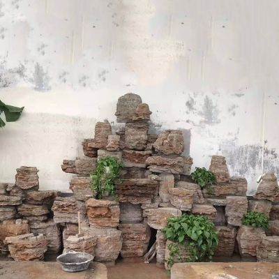 室内摆放奇石假山设计景观博鱼网页版