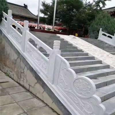 寺庙楼梯大理石石雕扶手护栏博鱼网页版