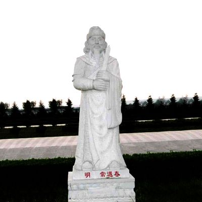 景区汉白玉石雕常遇春博鱼网页版