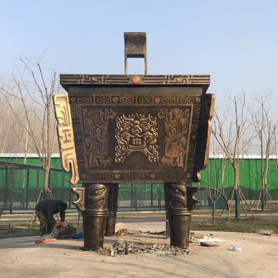 不锈钢仿铜创意户外园林鼎博鱼网页版