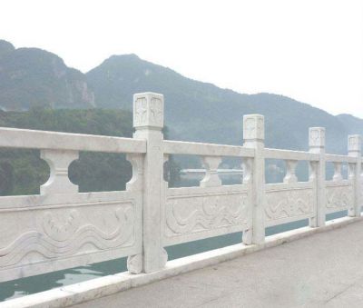 栏杆栏板博鱼网页版-景区湖边观景区镂空汉白玉防护栏杆博鱼网页版
