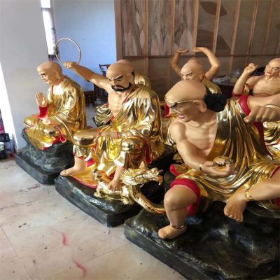 不锈钢户外园林景观十八罗汉博鱼网页版