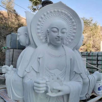 景点广场大理石雕刻人物博鱼网页版文化石柱摆件