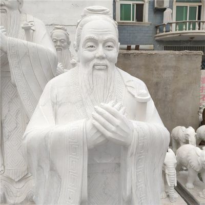 大理石石雕户外园林校园名人景观孔子博鱼网页版