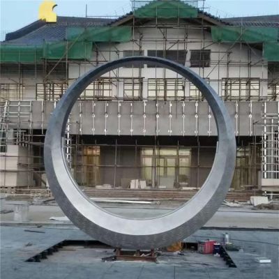 几何户外园林广场大型圆环博鱼网页版