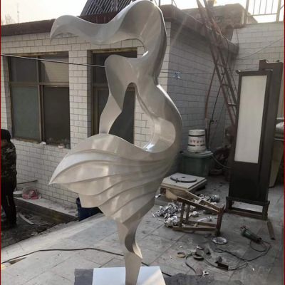 园林户外不锈钢抽象景观摆件