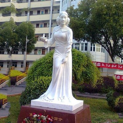 汉白玉护理事业创始人南丁格尔石雕像