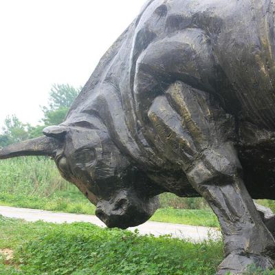  园林景观小品 户外大型 玻璃钢动物牛博鱼网页版