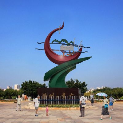 园林户外不锈钢创意景观圆环博鱼网页版