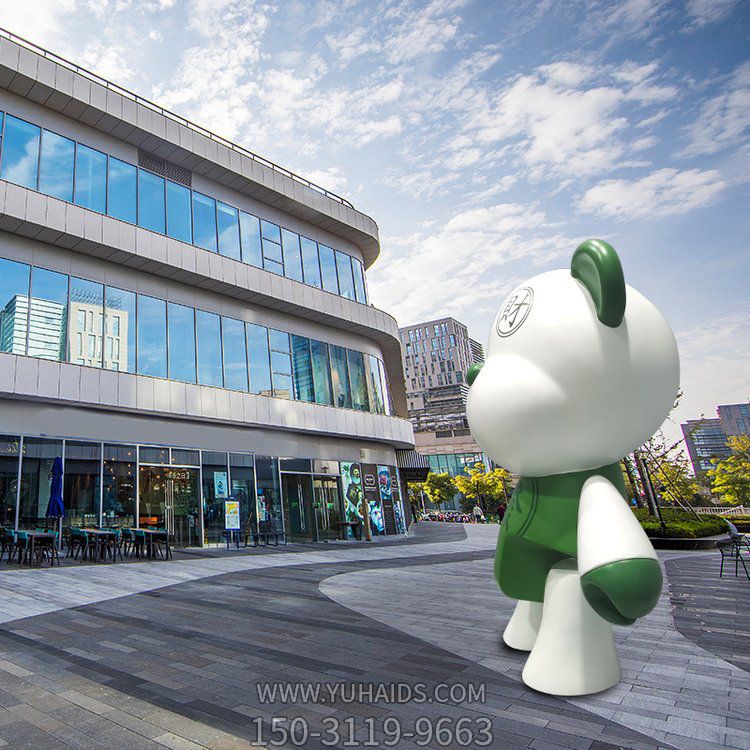 商场玻璃钢卡通园林景观创意熊博鱼网页版