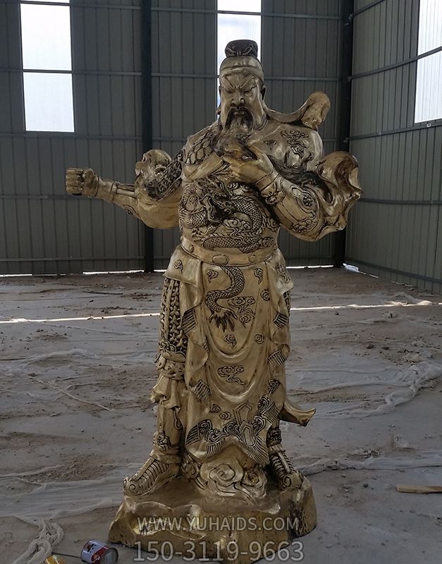 公司开业黄铜创意供奉佛像招财关公博鱼网页版