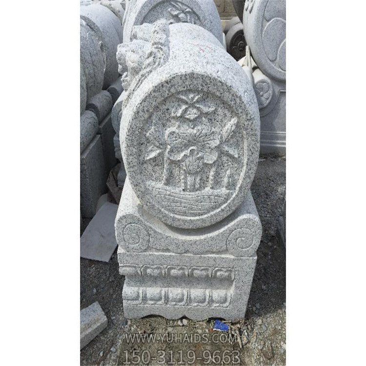 浮雕大理石石雕户外园林景观庭院抱鼓石博鱼网页版