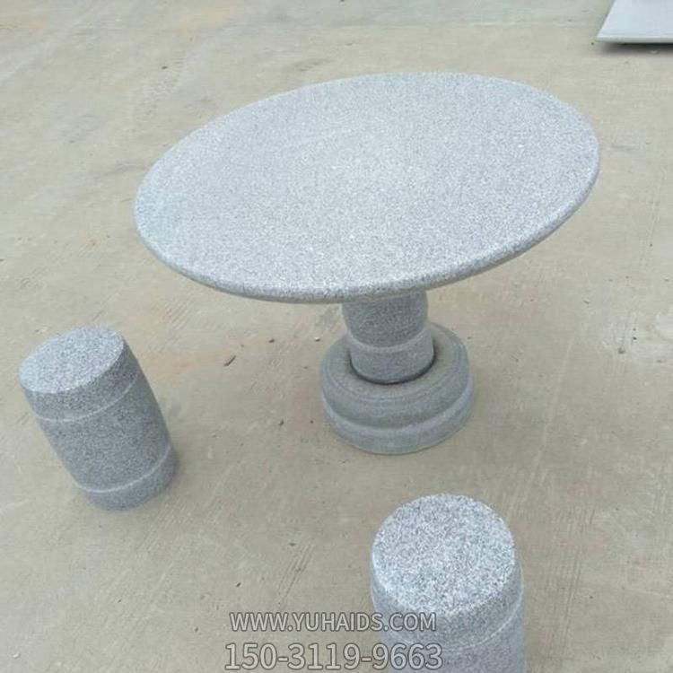 庭院家园花岗岩石雕圆桌石凳博鱼网页版