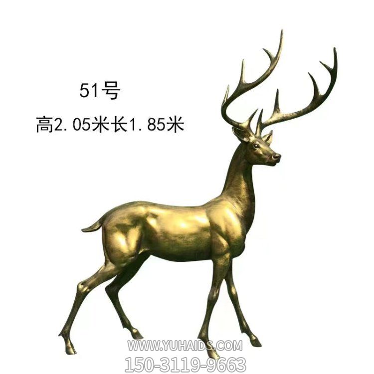 园林景观铜雕梅花鹿博鱼网页版