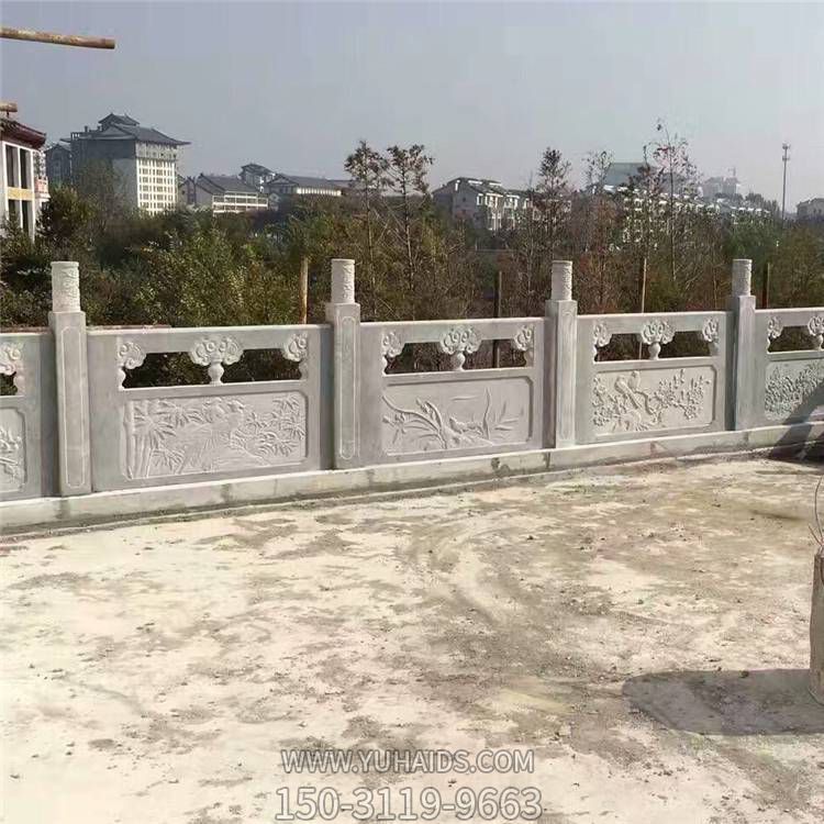 户外河道大理石石雕护栏围栏博鱼网页版