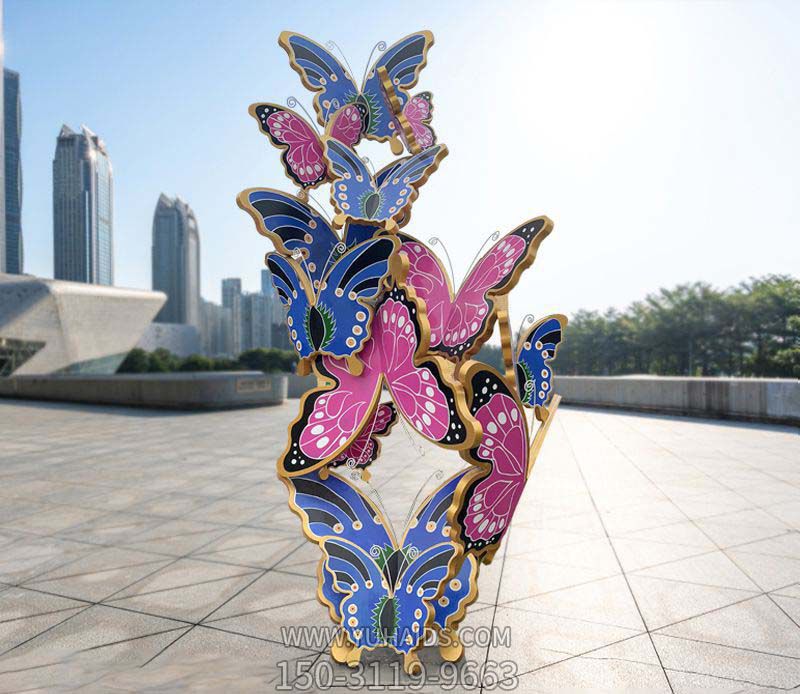 多只不锈钢创意蝴蝶博鱼网页版