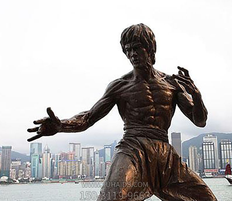 名人电影明星铜雕李小龙博鱼网页版