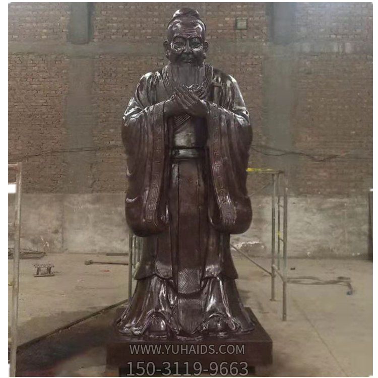 玻璃钢仿铜户外园林景观古代人物博鱼网页版