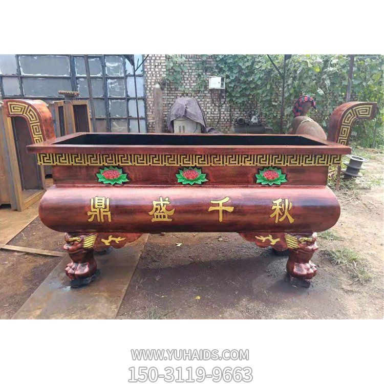 寺庙大型铜雕景观 祈福香炉博鱼网页版