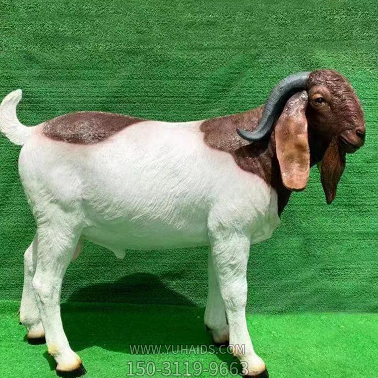 玻璃钢仿真动物户外草坪山羊博鱼网页版