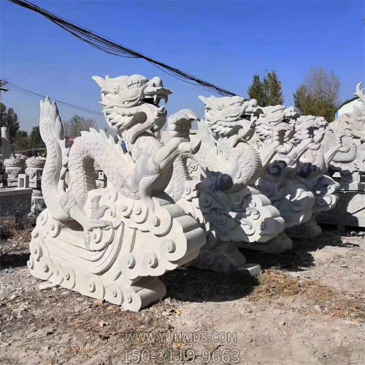 户外广场景区寺庙大理石石雕景观龙博鱼网页版