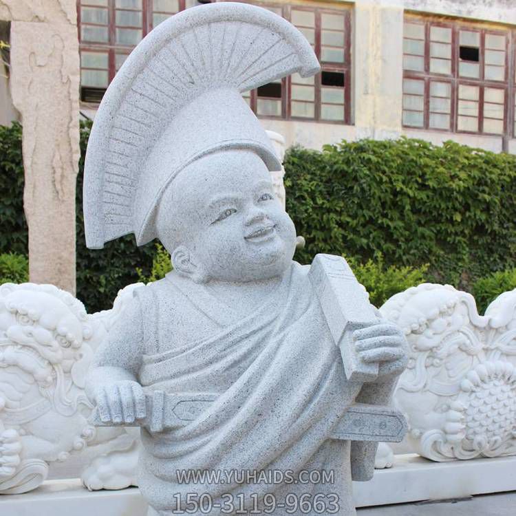佛堂寺院摆放砂石雕刻扫地僧雕像 博鱼网页版