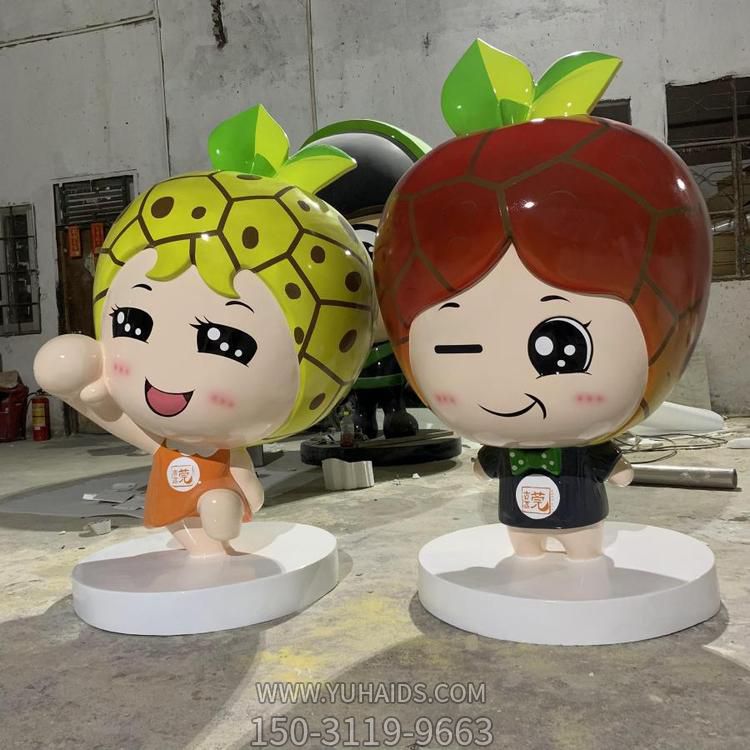 幼儿园商场大型玻璃钢创意卡通水果人物摆件博鱼网页版